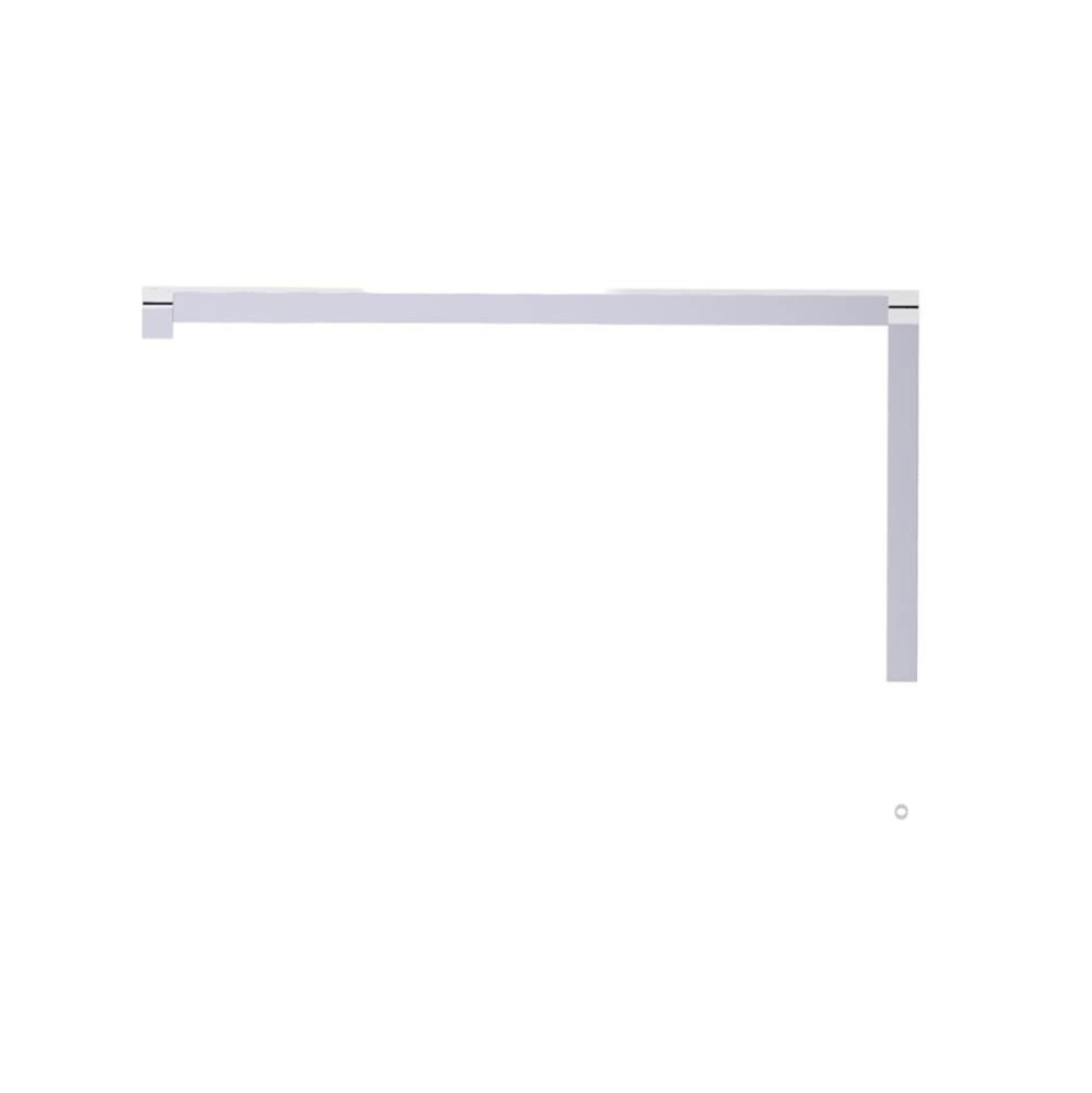LONDON - 6-inch x 18-inch Offset Shower Door Handle -Polished Chrome
