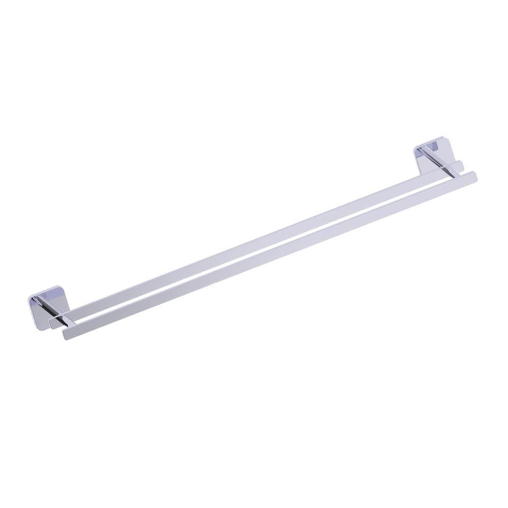 MILAN - 24-inch Double Bathroom Towel Bar-Polished Chrome