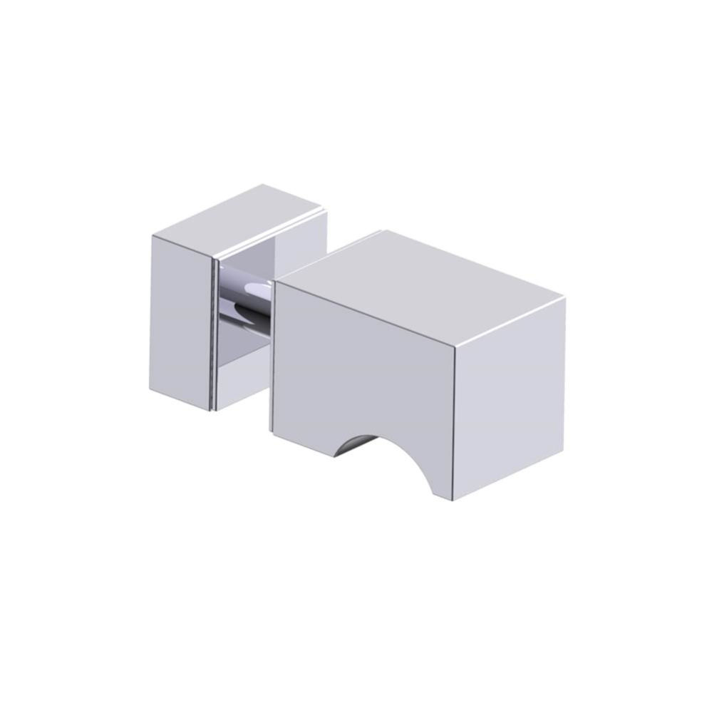 MUNICH -Single Shower Door Handle-Polished Chrome