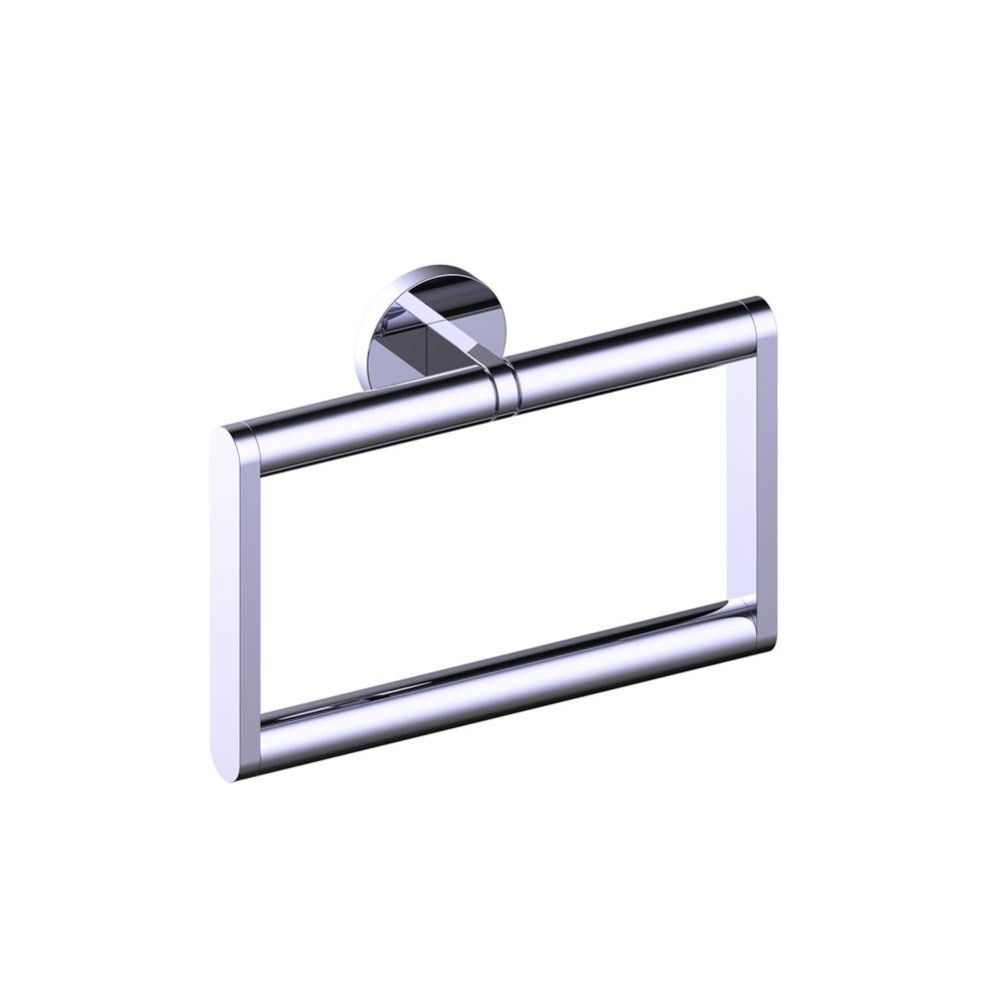 FRANKFURT - Square Towel Ring-Polished Chrome