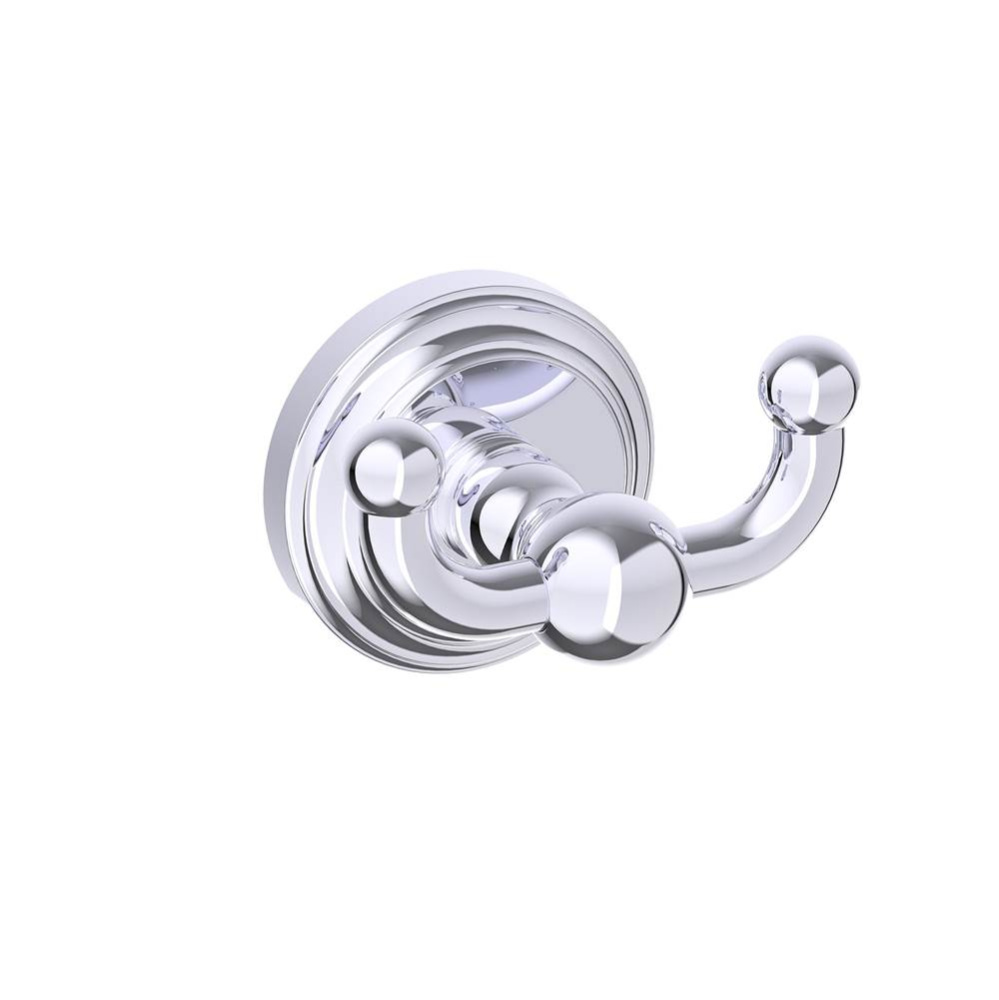 FLORENCE - Double Robe Hook Solid Back  -