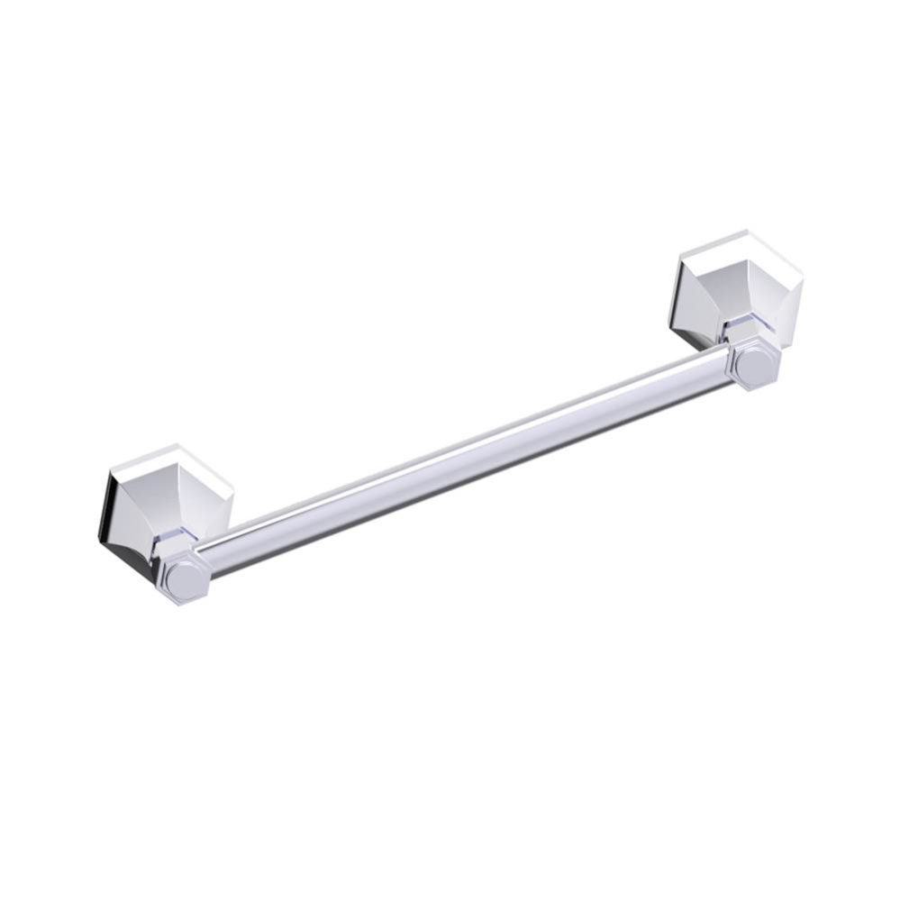 PISA - 9-inch Bathroom Towel Bar-Polished Chrome