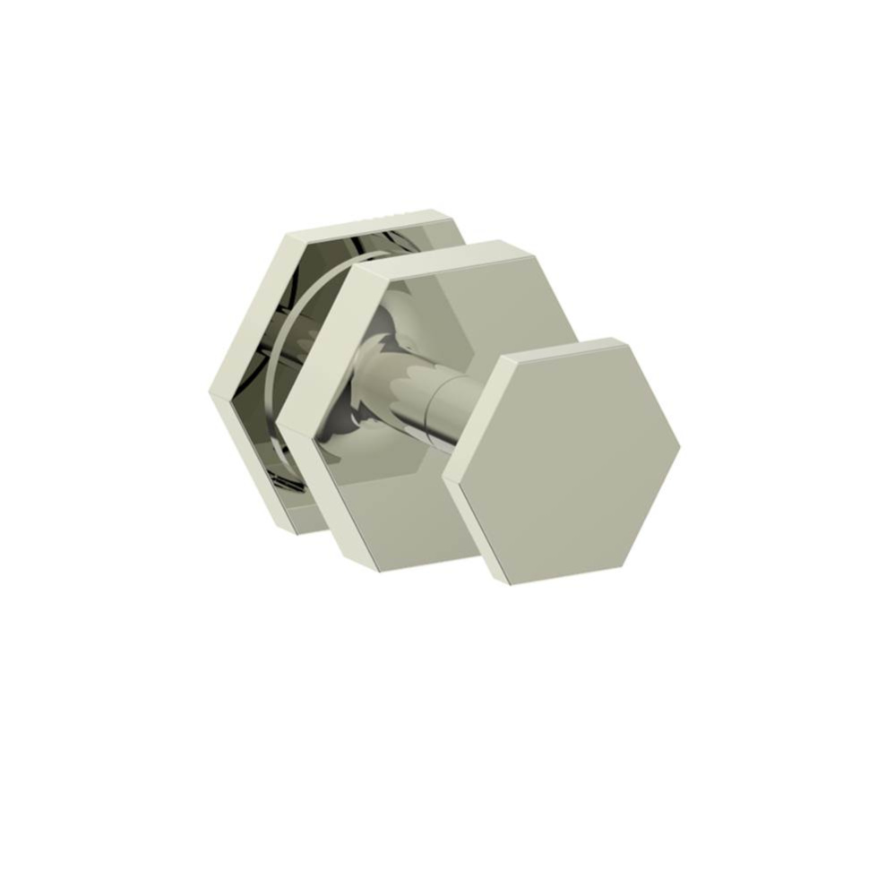 PISA - Single Shower Door Knob-Polished Nickel