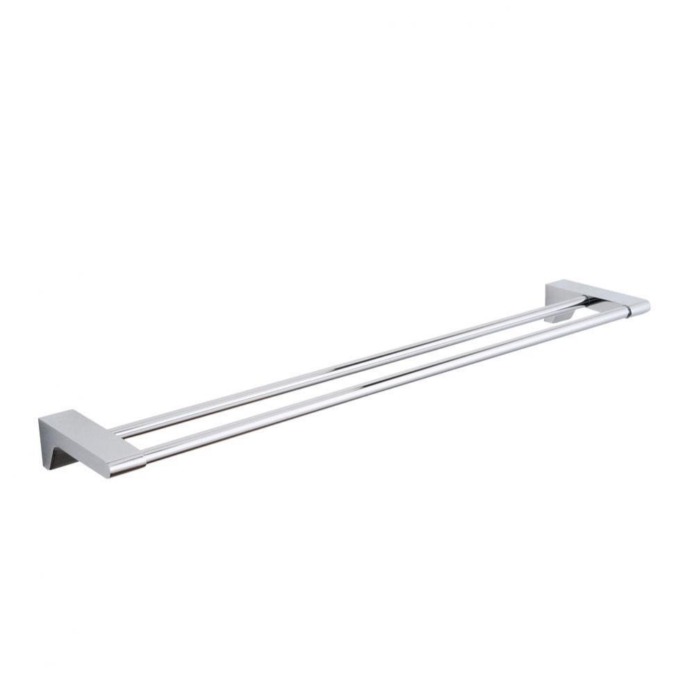 BRUSSELS - Towel Bar Double 24'' - Polished Chrome