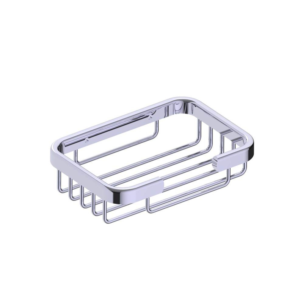 Bath & Shower Baskets - Wire Basket -  Rectangle-Polished Chrome