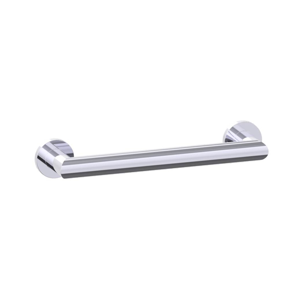 9200 Series 12-inch Round Mitered Grab Bar-Polished Chrome