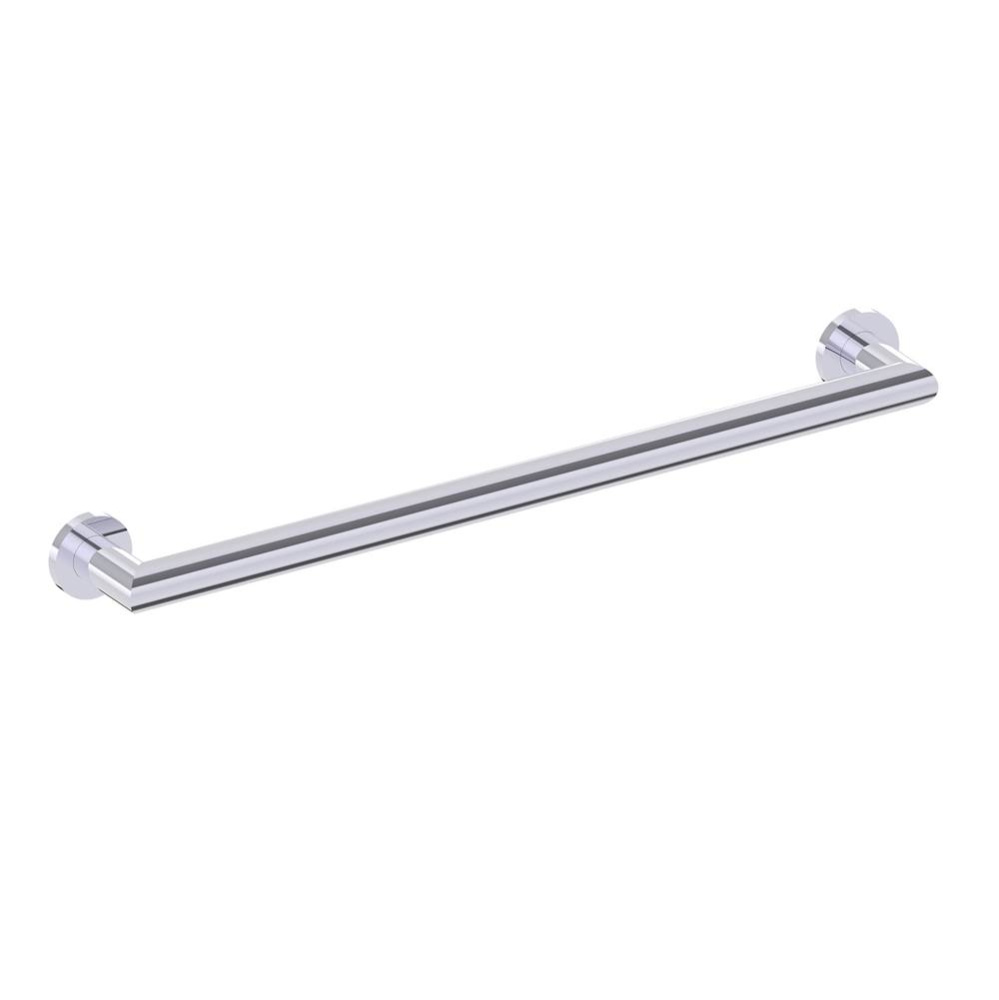 9200 Series 24-inch Round Mitered Grab Bar-Polished Chrome