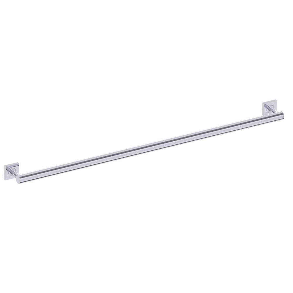 9400 Series 42-inch Round Grab Bar with Square Rosettes 35mm-Polished Chrome