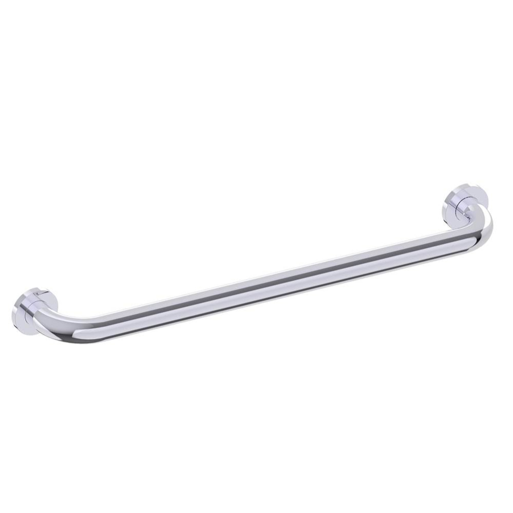 9500 Series 24-inch Round Grab Bar-Polished Chrome