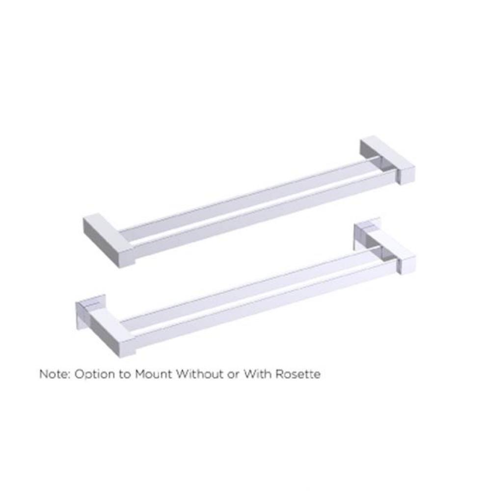 LISBON  - Double Towel Bar 18'' - Polished