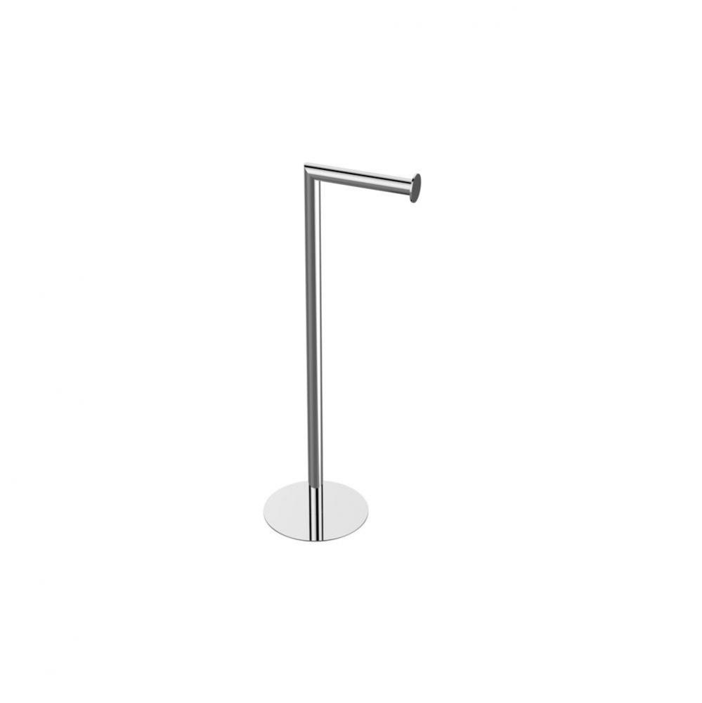 Round Free Standing Tissue Holder - Polished