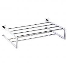 Kartners 262442-99 - MADRID - 21-inch Double Towel Shelf-Polished Chrome