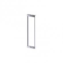 Kartners 2777806 - LISBON- 6'' Double Glass Door Handle  - Polished