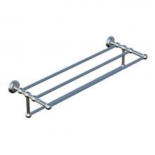 Kartners 322442 - FLORENCE - Double Towel Shelf  - Polished