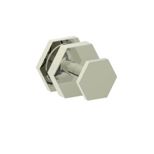 Kartners 3427501-68 - PISA - Single Shower Door Knob-Polished Nickel