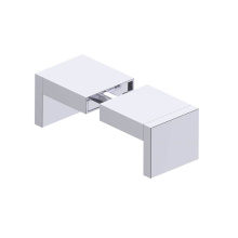 Kartners 4407502-99 - HAMBURG - Double Shower Door Handle -Polished Chrome