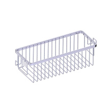 Kartners 828010-99 - Bath & Shower Baskets - Single Wire Basket with Hooks-Polished Chrome