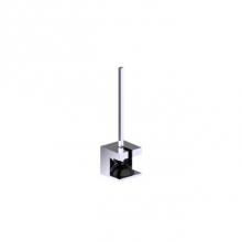 Kartners KFS-FSP-SQ-99 - Free Standing - Decorated Square Plunger-Polished Chrome