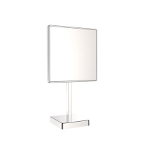 Kartners KCM-FS-SQ-8-99 - Mirror - Free Standing Square Single Sided Mirror-Polished Chrome