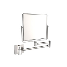 Kartners KCM-SQ-6-99 - Mirror - 6-inch x 6-inch Square Wall Mounted Mirror-Polished Chrome
