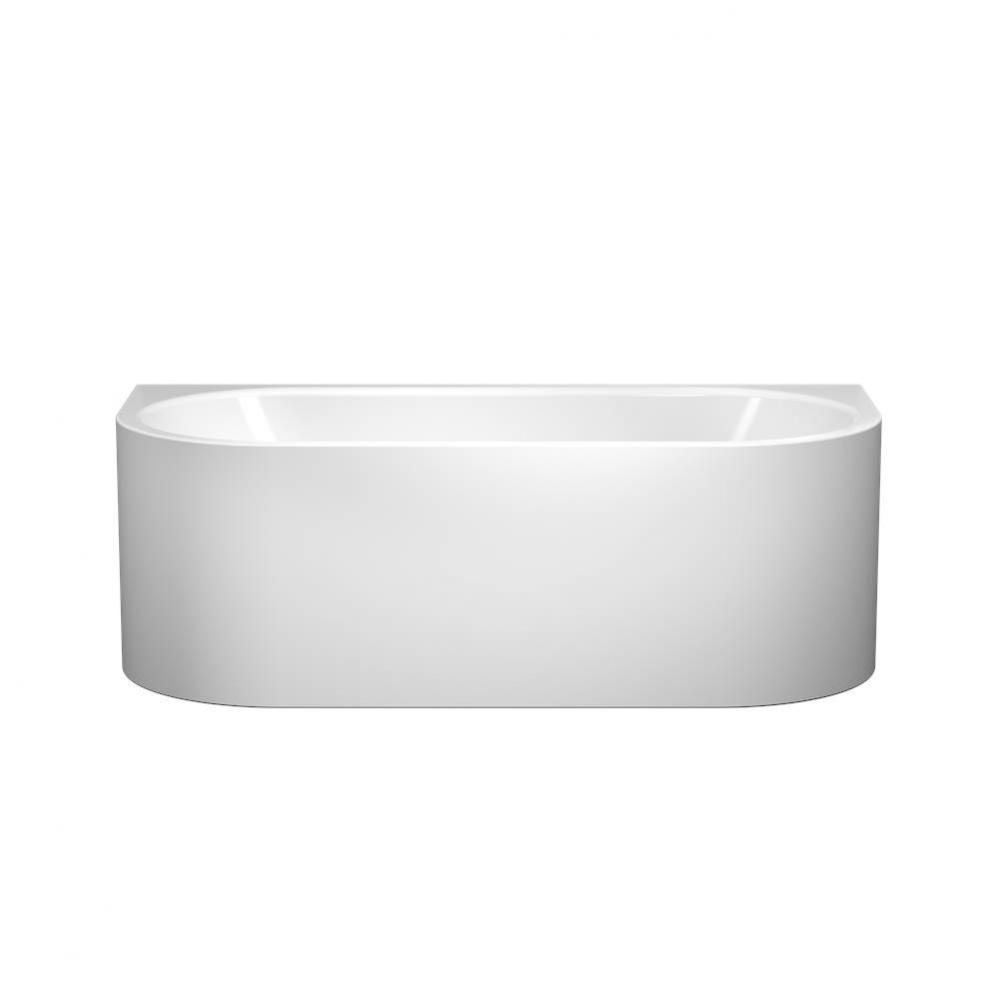 Heavy Gauge Titanium Steel Enamel Master Piece Centro Duo 2 (Front Panel) Bathtub - Model 1131 - B