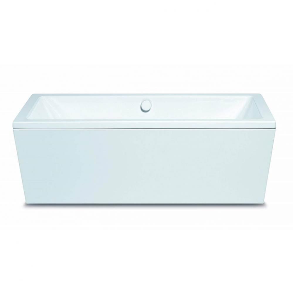 Heavy Gauge Titanium Steel Enamel Conoduo with Molded Panel Bathtub - Model 733-7