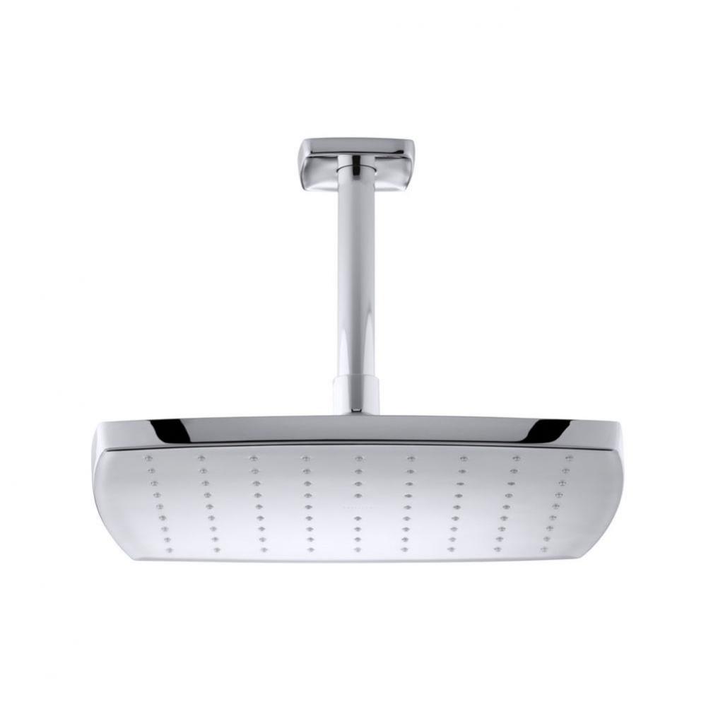 Soft Modern Large Rain Showerhead, 11'' (2.5 Gpm)