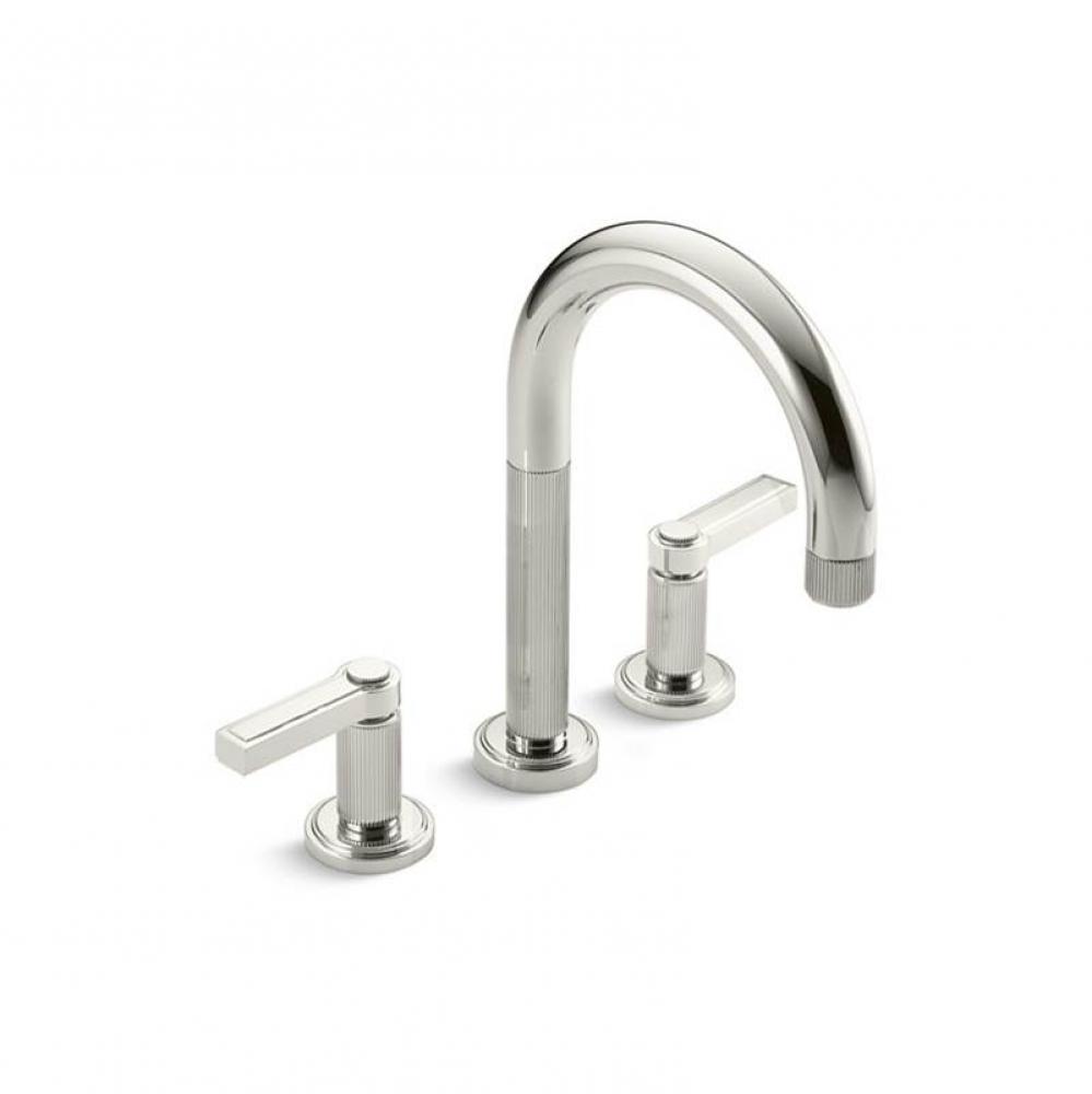 Vir Stil® Deck-Mount Bath Faucet, Lever Handles