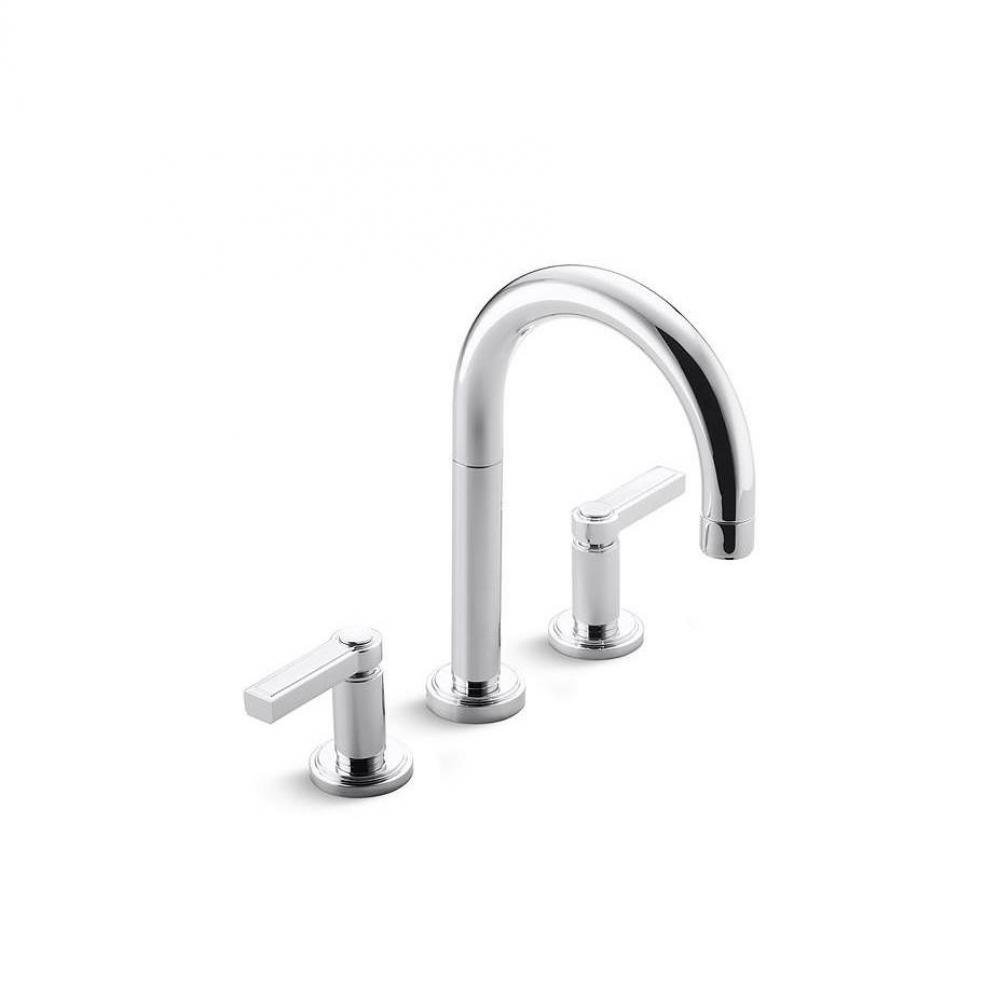 Vir Stil® Minimal Sink Faucet, Lever Handles, Uk