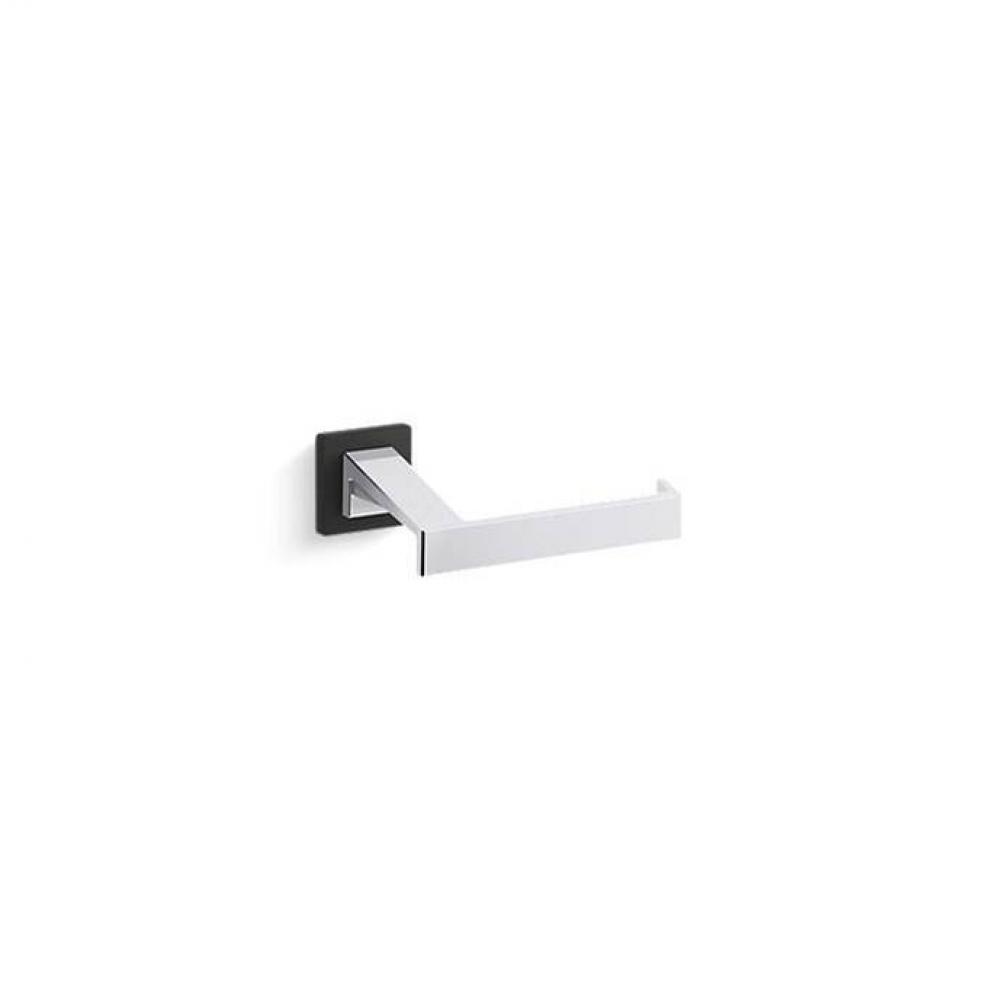 Klyne™ Toilet Paper Holder, Matte Black Accents