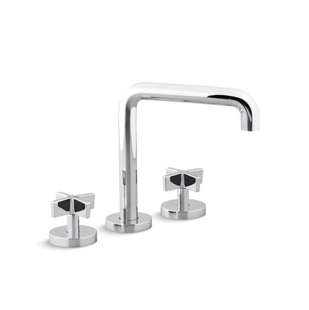 One™ Deck-Mount Bath Faucet, Tall Spout, Cross Handles