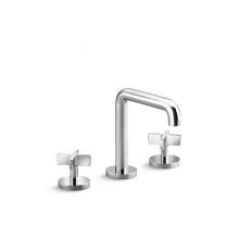 Kallista P24492-CR-CP - One™ Basin Set, Tall Spout, Cross Handle