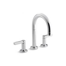 Kallista P24104-LV-CP - Vir Stil® Minimal Deck-Mount Bath Faucet, Lever Handles