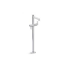 Kallista P24977-CPH-CP - Pinna Paletta™ Floor-Mount Bath Filler