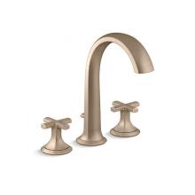 Kallista P25003-CR-CP - Script® Deck-Mount Bath Faucet W/ Diverter, Cross Handles