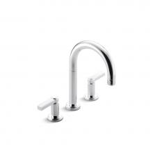 Kallista P24133-LV-CP - Vir Stil® Minimal Sink Faucet, Lever Handles