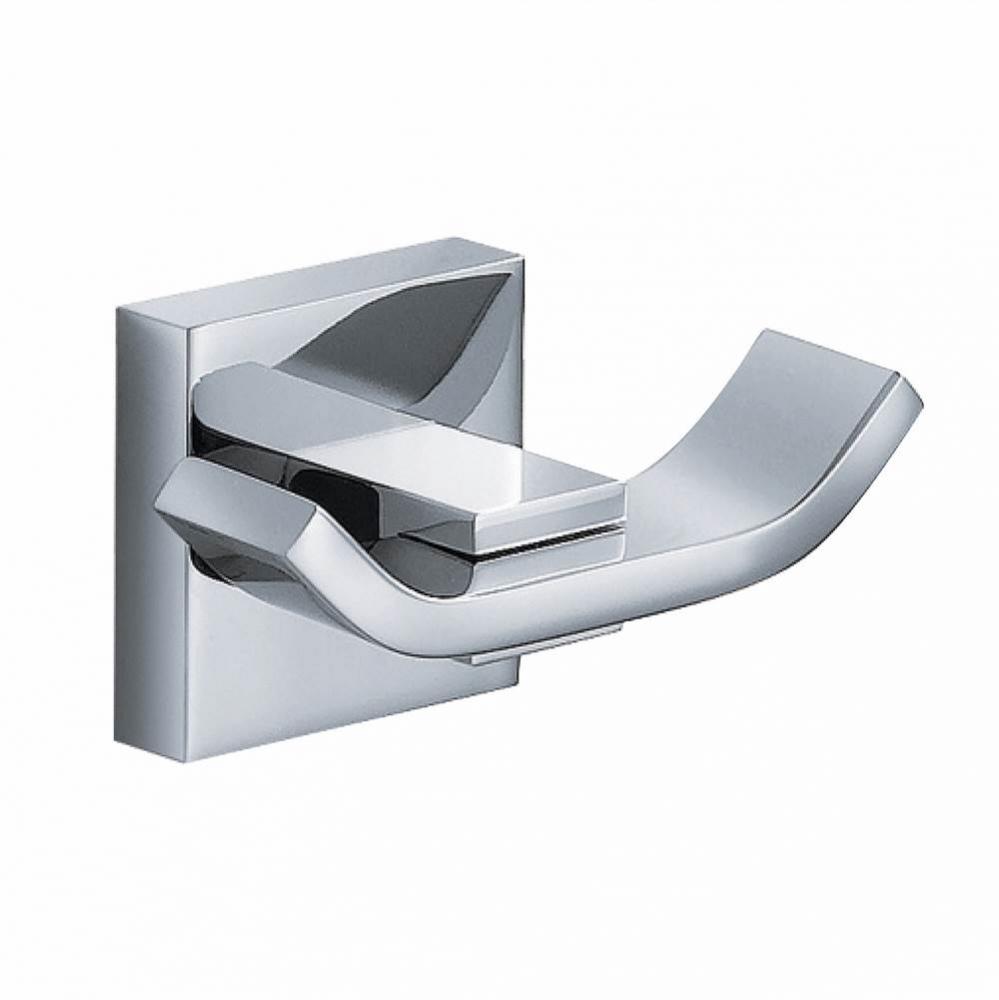 Bathroom Accessories - Double Hook in Chrome