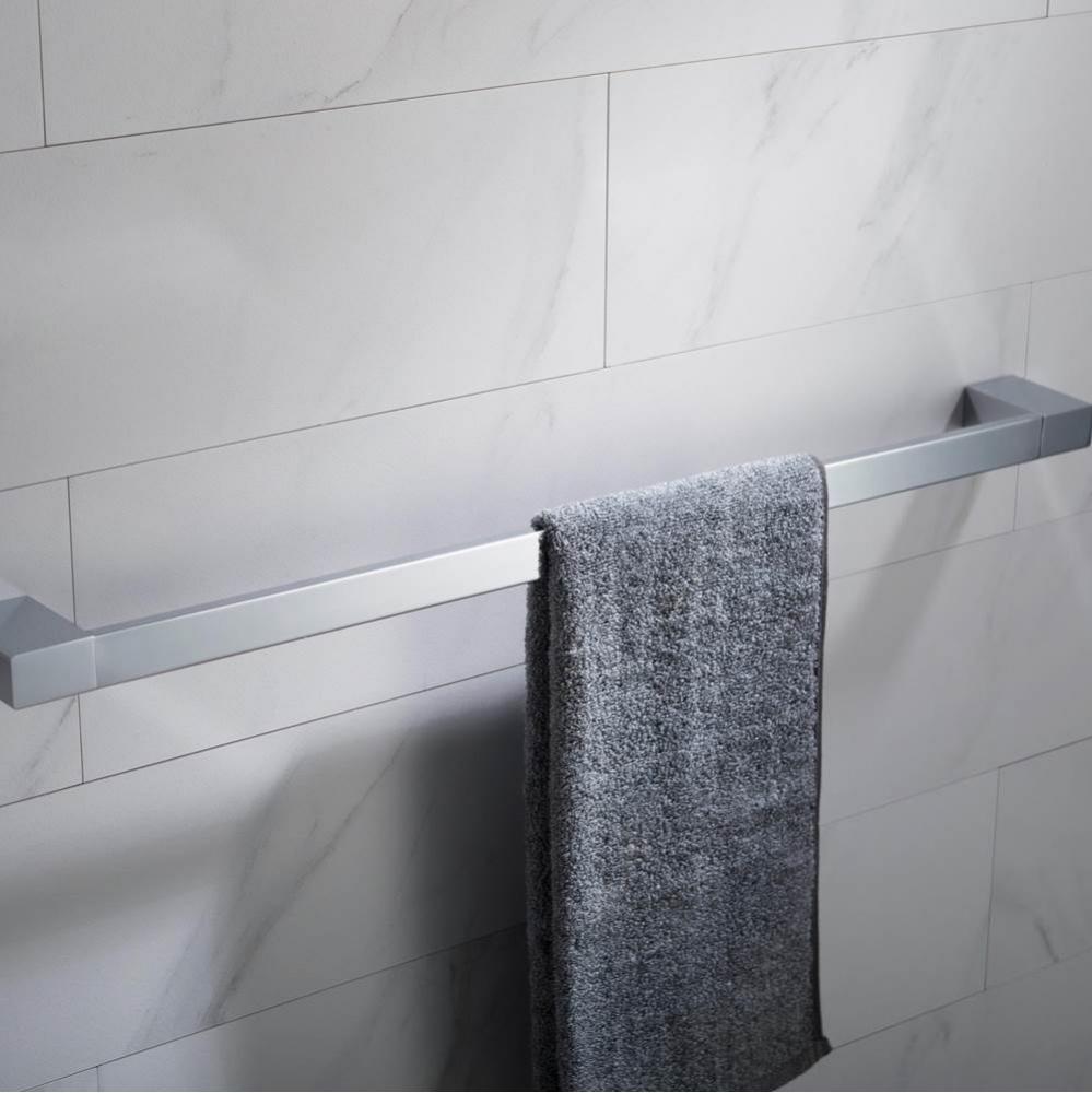 Stelios™ 24-inch Bathroom Towel Bar, Chrome Finish