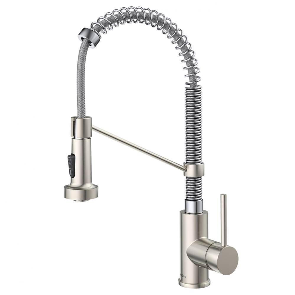 Bolden™ Commercial Style 2-Function Single Handle Pull Down Kitchen Faucet in Stainless Steel /