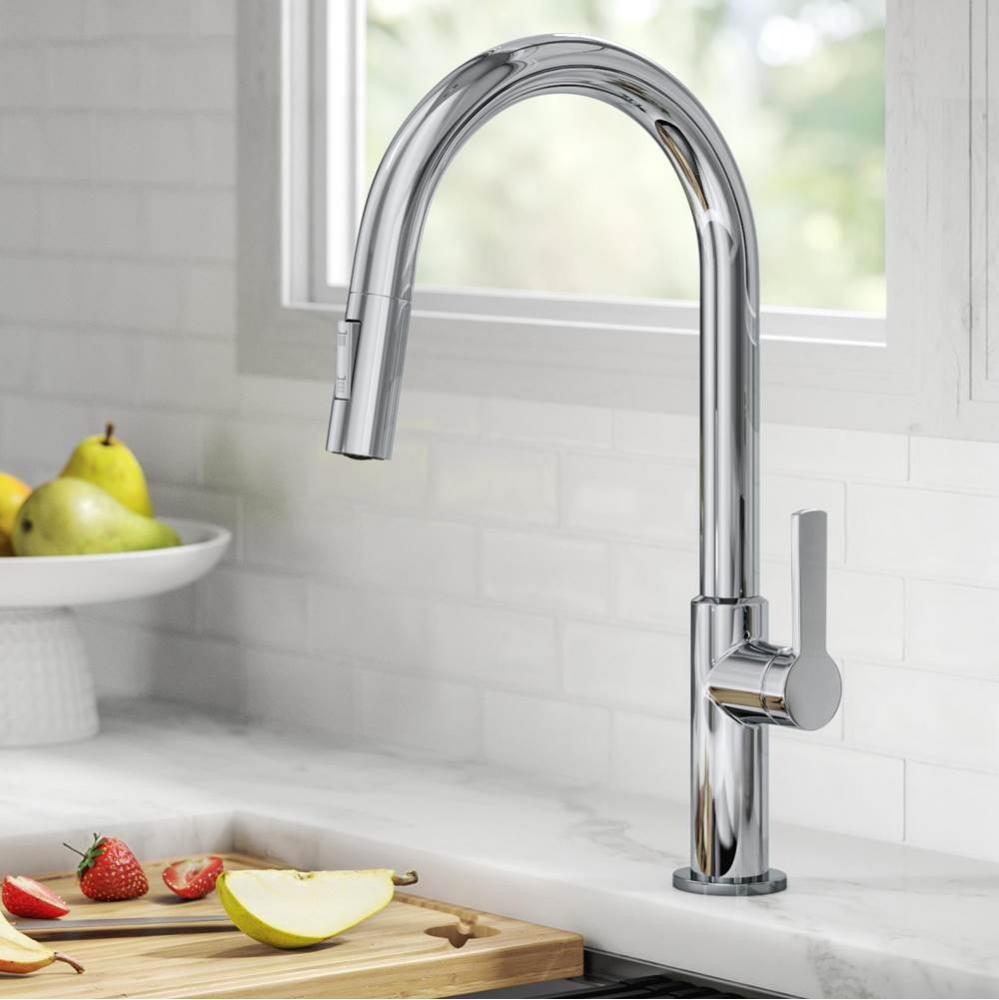 KRAUS® Oletto™ Single Handle Pull-Down Kitchen Faucet in Chrome