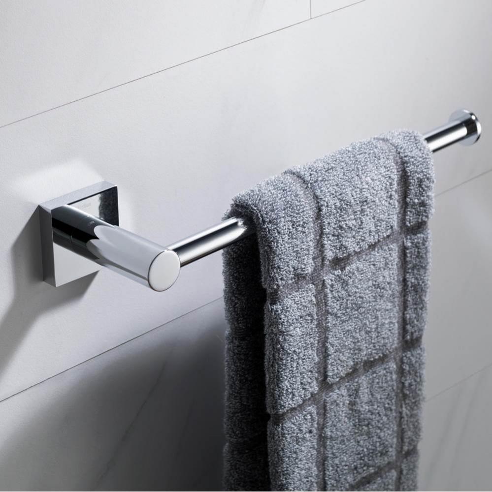 Ventus Bathroom Towel Bar, Chrome Finish