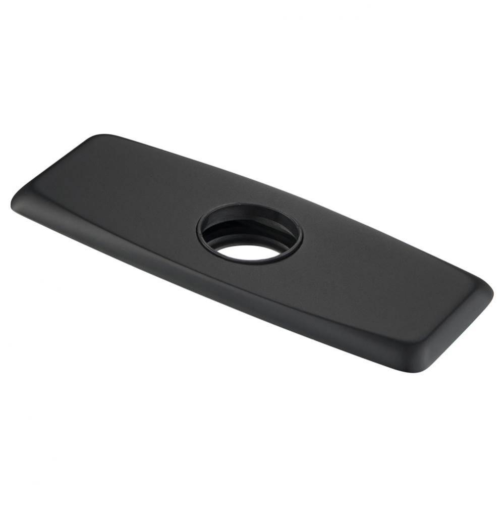 Deck Plate for Bathroom Faucet in Matte Black