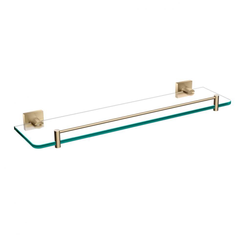 Ventus Bathroom Shelf, Brushed Gold Finish