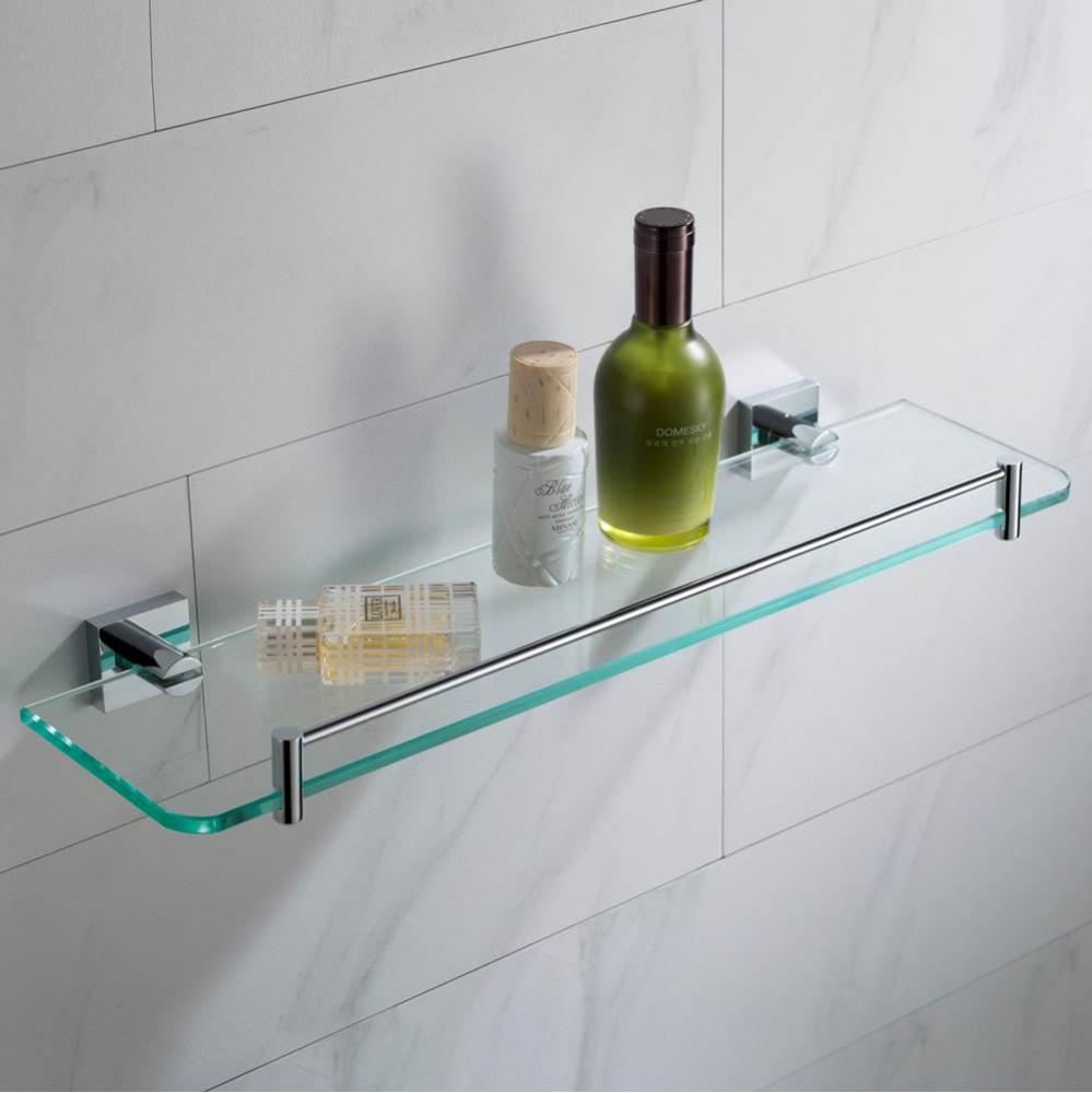 Ventus Bathroom Shelf, Chrome Finish