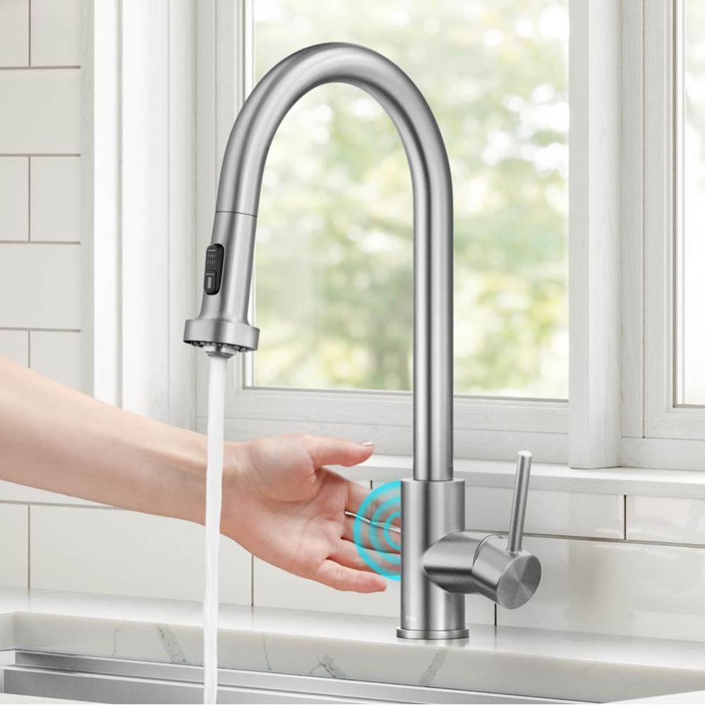 Bolden™ Touchless Sensor 2-Function Single Handle Pull Down Kitchen Faucet in Spot-Free Stainles