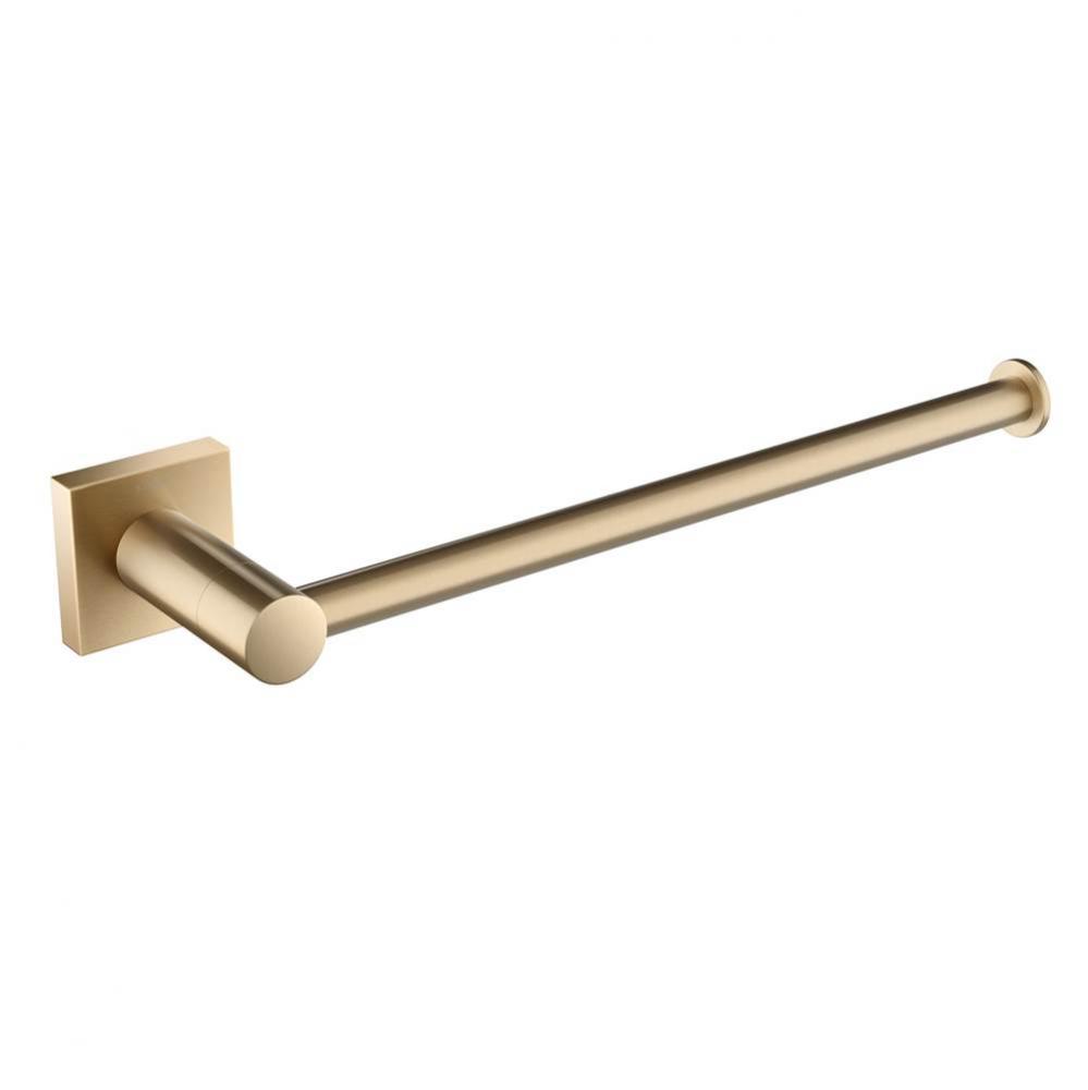 Ventus Bathroom Towel Bar, Brushed Gold Finish