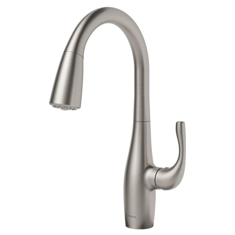 Esina Spot Free Stainless Steel Finish Dual Function Pull-Down Kitchen Faucet