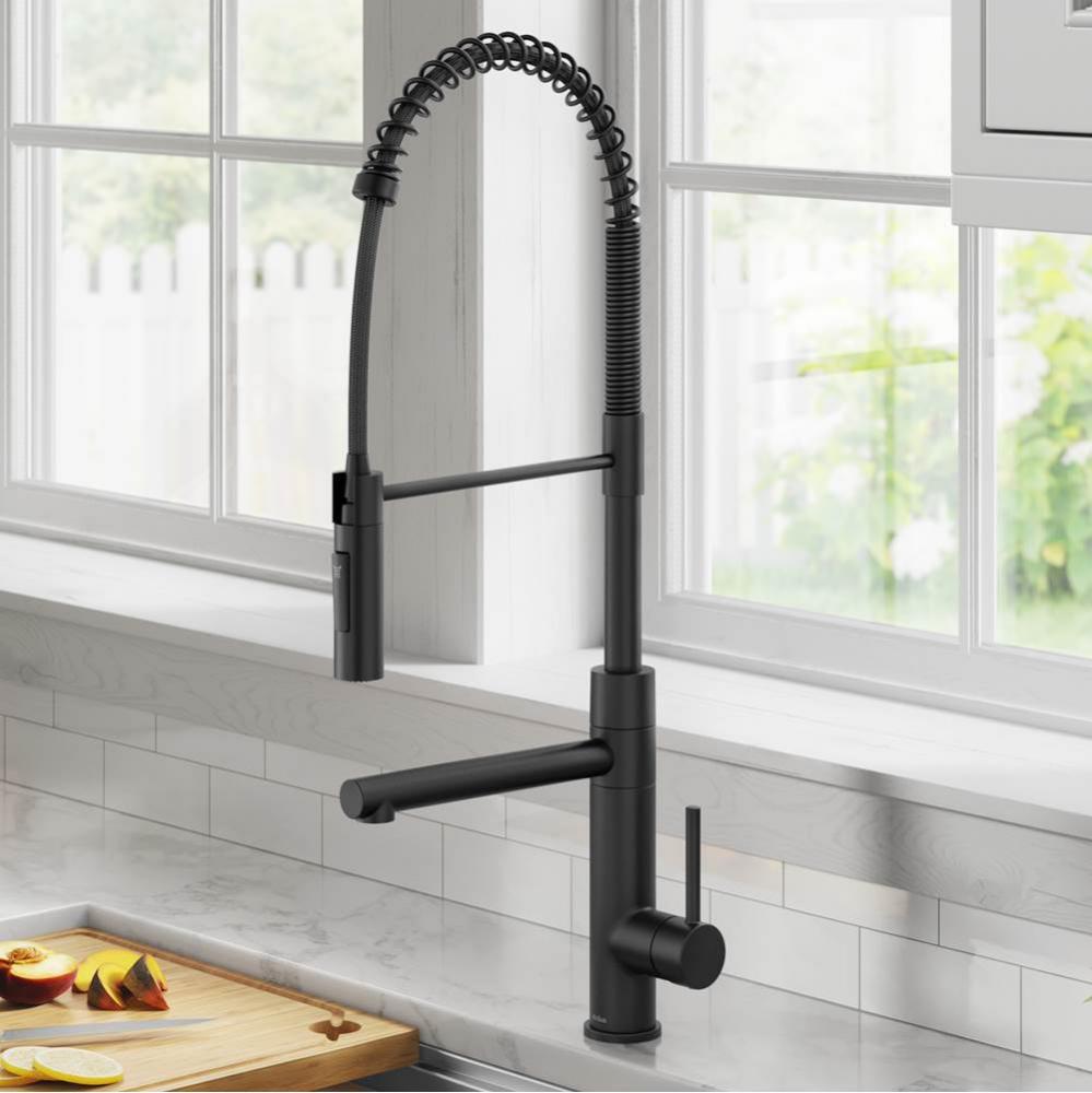 KRAUS Artec Pro Commercial Style Pull-Down Single Handle Kitchen Faucet with Pot Filler