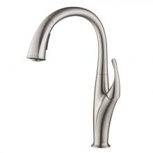 Kraus KPF-1676SFS - Odell Single Handle Pull-Down Kitchen Faucet in Spot Free Stainless Steel