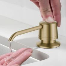 Kraus KSD-31BG - Kitchen Soap and Lotion Dispenser in Brushed Gold